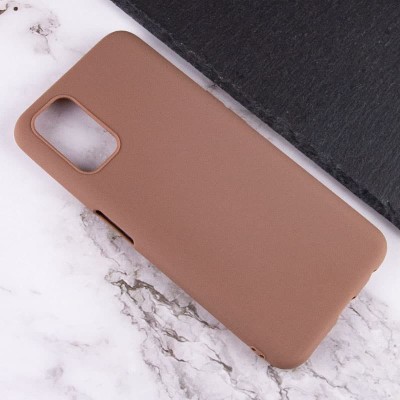 Силиконовый чехол Candy для Oppo A96 Коричневый