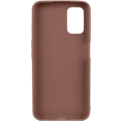 Силиконовый чехол Candy для Oppo A96 Коричневый