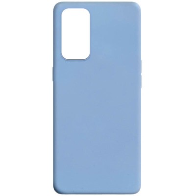 Силиконовый чехол Candy для Oppo Reno 5 4G Голубой / Lilac Blue Силиконовый чехол Candy для Oppo Reno 5 4G Голубой / Lilac Blue