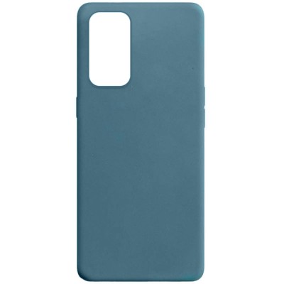 Силиконовый чехол Candy для Oppo Reno 5 4G Синий / Powder Blue Силиконовый чехол Candy для Oppo Reno 5 4G Синий / Powder Blue