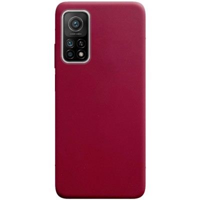 Силиконовый чехол Candy для Xiaomi Mi 10T / Mi 10T Pro Бордовый Силиконовый чехол Candy для Xiaomi Mi 10T / Mi 10T Pro Бордовый
