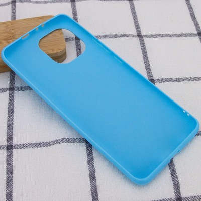 Силиконовый чехол Candy для Xiaomi Mi 11 Lite Голубой