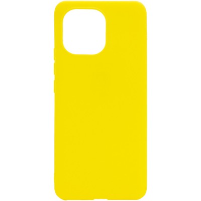Силиконовый чехол Candy для Xiaomi Mi 11 Lite Желтый