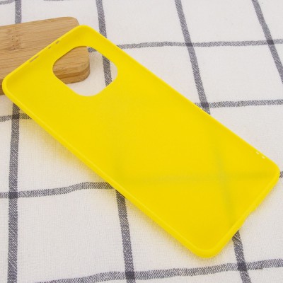 Силиконовый чехол Candy для Xiaomi Mi 11 Lite Желтый