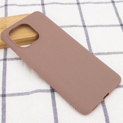 Силиконовый чехол Candy для Xiaomi Mi 11 Lite Коричневый