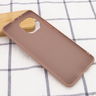 Силиконовый чехол Candy для Xiaomi Mi 11 Lite Коричневый