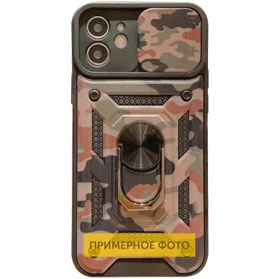 Ударопрочный чехол Camshield Serge Ring Camo для Xiaomi Redmi Note 10 / Note 10s / Poco M5s Коричневый / Army Brown Ударопрочный чехол Camshield Serge Ring Camo для Xiaomi Redmi Note 10 / Note 10s / Poco M5s Коричневый / Army Brown