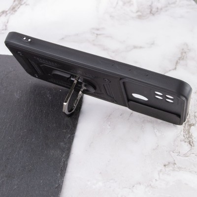 Ударопрочный чехол Camshield Serge Ring for Magnet для Realme C25Y Черный Ударопрочный чехол Camshield Serge Ring for Magnet для Realme C25Y Черный