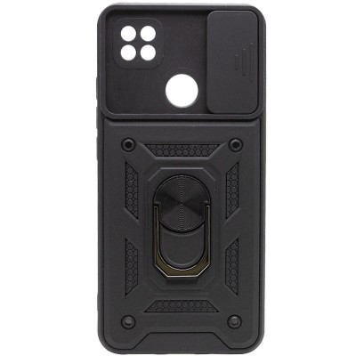 Ударопрочный чехол Camshield Serge Ring for Magnet для Realme C25Y Черный Ударопрочный чехол Camshield Serge Ring for Magnet для Realme C25Y Черный