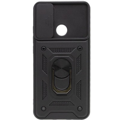 Ударопрочный чехол Camshield Serge Ring for Magnet для Realme C25Y Черный Ударопрочный чехол Camshield Serge Ring for Magnet для Realme C25Y Черный