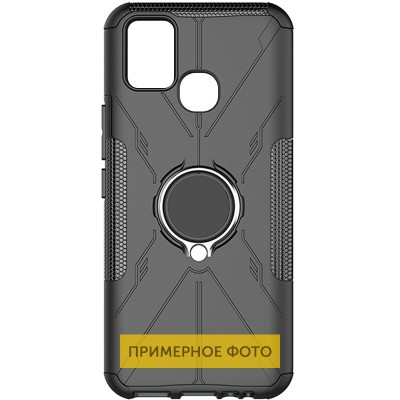 Ударопрочный чехол Protective Ring для TECNO Spark 7 Pro Черный