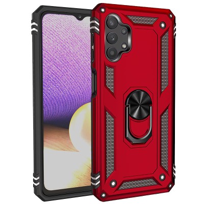 Ударопрочный чехол Serge Ring for Magnet для Samsung Galaxy A52 4G / A52 5G / A52s Красный
