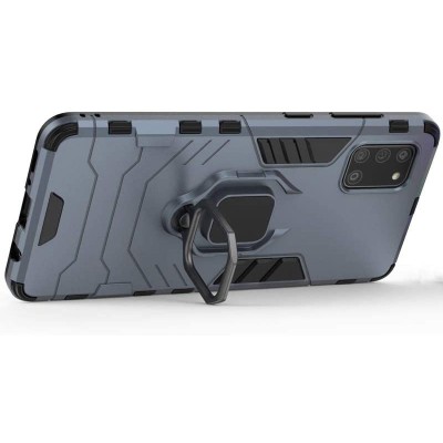 Ударопрочный чехол Transformer Ring for Magnet для Samsung Galaxy A31 Серый / Metal slate Ударопрочный чехол Transformer Ring for Magnet для Samsung Galaxy A31 Серый / Metal slate