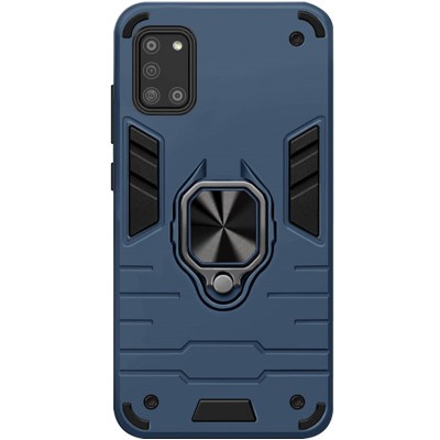 Ударопрочный чехол Transformer Ring for Magnet для Samsung Galaxy A31 Синий / Sapphire Ударопрочный чехол Transformer Ring for Magnet для Samsung Galaxy A31 Синий / Sapphire