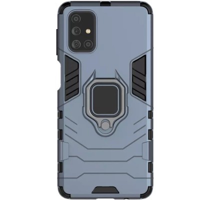 Ударопрочный чехол Transformer Ring for Magnet для Samsung Galaxy M31s Серый / Metal slate Ударопрочный чехол Transformer Ring for Magnet для Samsung Galaxy M31s Серый / Metal slate