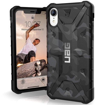 Ударопрочный чехол UAG Pathfinder камуфляж для Apple iPhone XR (6.1") Серый Ударопрочный чехол UAG Pathfinder камуфляж для Apple iPhone XR (6.1") Серый