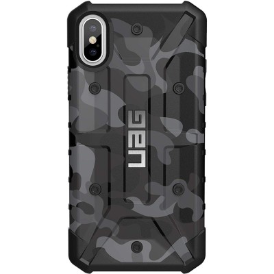 Ударопрочный чехол UAG Pathfinder камуфляж для Apple iPhone XS Max (6.5") Серый Ударопрочный чехол UAG Pathfinder камуфляж для Apple iPhone XS Max (6.5") Серый