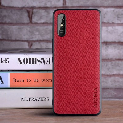 Чехол AIORIA Textile PC+TPU для Xiaomi Redmi 9A Красный Чехол AIORIA Textile PC+TPU для Xiaomi Redmi 9A Красный