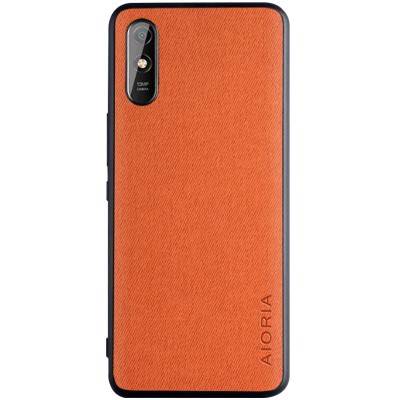 Чехол AIORIA Textile PC+TPU для Xiaomi Redmi 9A Оранжевый Чехол AIORIA Textile PC+TPU для Xiaomi Redmi 9A Оранжевый