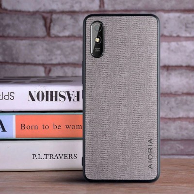 Чехол AIORIA Textile PC+TPU для Xiaomi Redmi 9A Серый Чехол AIORIA Textile PC+TPU для Xiaomi Redmi 9A Серый