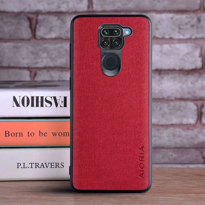 Чехол AIORIA Textile PC+TPU для Xiaomi Redmi Note 9 / Redmi 10X Красный Чехол AIORIA Textile PC+TPU для Xiaomi Redmi Note 9 / Redmi 10X Красный