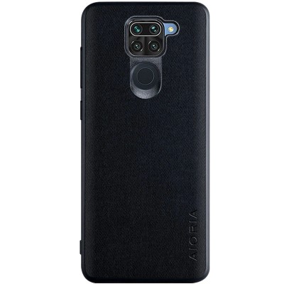 Чехол AIORIA Textile PC+TPU для Xiaomi Redmi Note 9 / Redmi 10X Черный Чехол AIORIA Textile PC+TPU для Xiaomi Redmi Note 9 / Redmi 10X Черный
