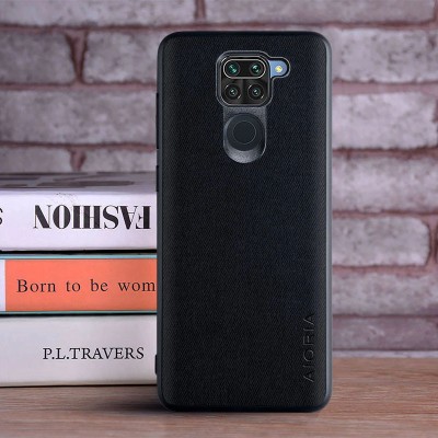 Чехол AIORIA Textile PC+TPU для Xiaomi Redmi Note 9 / Redmi 10X Черный Чехол AIORIA Textile PC+TPU для Xiaomi Redmi Note 9 / Redmi 10X Черный