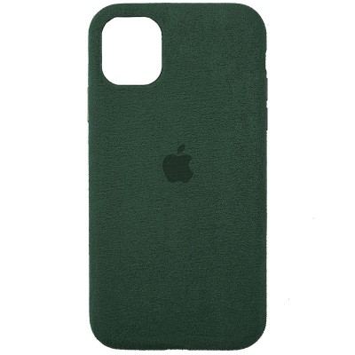 Чехол ALCANTARA Case Full для Apple iPhone 11 (6.1") Зеленый Чехол ALCANTARA Case Full для Apple iPhone 11 (6.1") Зеленый