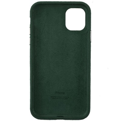 Чехол ALCANTARA Case Full для Apple iPhone 11 (6.1") Зеленый Чехол ALCANTARA Case Full для Apple iPhone 11 (6.1") Зеленый