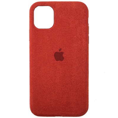 Чехол ALCANTARA Case Full для Apple iPhone 11 (6.1") Красный Чехол ALCANTARA Case Full для Apple iPhone 11 (6.1") Красный