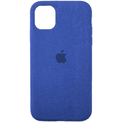 Чехол ALCANTARA Case Full для Apple iPhone 11 (6.1") Синий Чехол ALCANTARA Case Full для Apple iPhone 11 (6.1") Синий