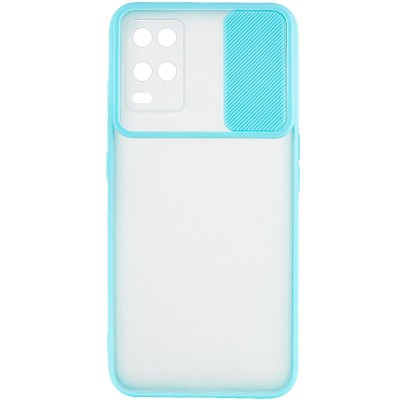 Чехол Camshield mate TPU со шторкой для камеры для Oppo A54 4G Бирюзовый Чехол Camshield mate TPU со шторкой для камеры для Oppo A54 4G Бирюзовый