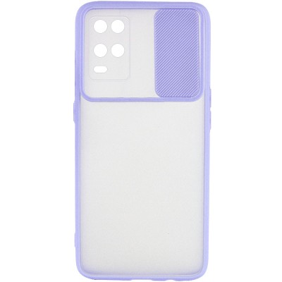 Чехол Camshield mate TPU со шторкой для камеры для Oppo A54 4G Сиреневый Чехол Camshield mate TPU со шторкой для камеры для Oppo A54 4G Сиреневый