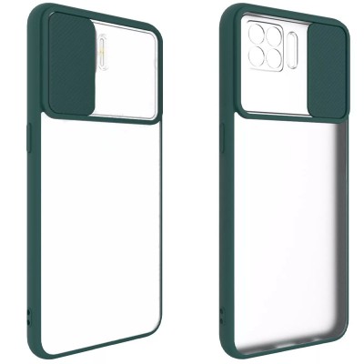 Чехол Camshield mate TPU со шторкой для камеры для Oppo Reno 5 Lite Зеленый Чехол Camshield mate TPU со шторкой для камеры для Oppo Reno 5 Lite Зеленый