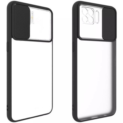 Чехол Camshield mate TPU со шторкой для камеры для Oppo Reno 5 Lite Черный Чехол Camshield mate TPU со шторкой для камеры для Oppo Reno 5 Lite Черный