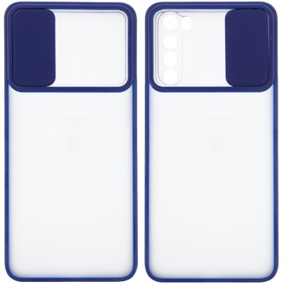 Чехол Camshield mate TPU со шторкой для камеры для Realme 6 Синий Чехол Camshield mate TPU со шторкой для камеры для Realme 6 Синий