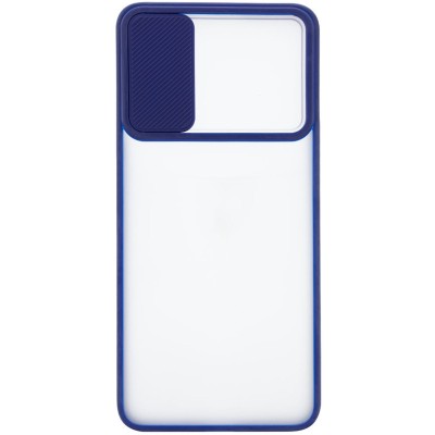Чехол Camshield mate TPU со шторкой для камеры для Realme 6 Синий Чехол Camshield mate TPU со шторкой для камеры для Realme 6 Синий
