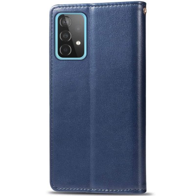 Кожаный чехол книжка GETMAN Gallant (PU) для Samsung Galaxy A23 4G Синий - 3 Кожаный чехол книжка GETMAN Gallant (PU) для Samsung Galaxy A23 4G Синий - 3