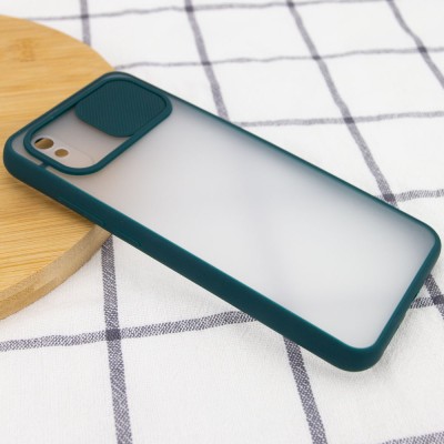 Чехол Camshield mate TPU со шторкой для камеры для Xiaomi Redmi 9A Зеленый Чехол Camshield mate TPU со шторкой для камеры для Xiaomi Redmi 9A Зеленый