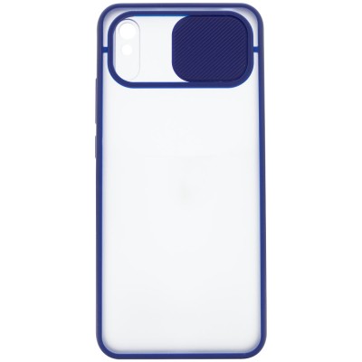 Чехол Camshield mate TPU со шторкой для камеры для Xiaomi Redmi 9A Синий Чехол Camshield mate TPU со шторкой для камеры для Xiaomi Redmi 9A Синий