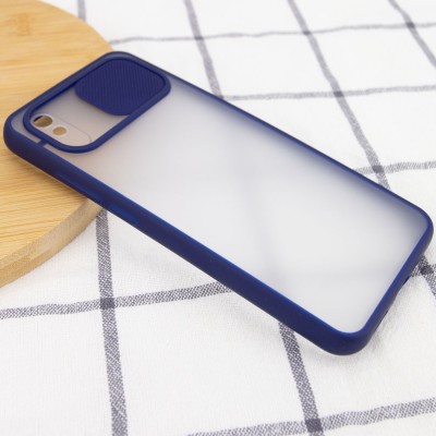 Чехол Camshield mate TPU со шторкой для камеры для Xiaomi Redmi 9A Синий Чехол Camshield mate TPU со шторкой для камеры для Xiaomi Redmi 9A Синий