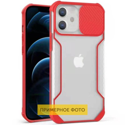 Чехол Camshield matte Ease TPU со шторкой для Samsung Galaxy A03s Красный Чехол Camshield matte Ease TPU со шторкой для Samsung Galaxy A03s Красный