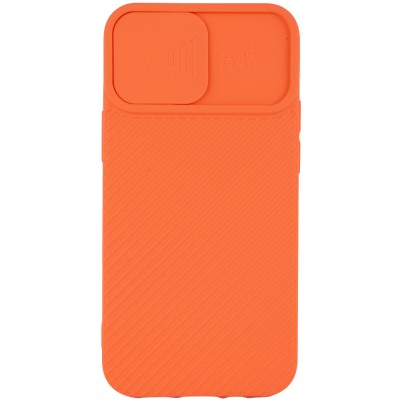 Чехол Camshield Square TPU со шторкой для камеры для Apple iPhone 12 Pro / 12 (6.1") Оранжевый Чехол Camshield Square TPU со шторкой для камеры для Apple iPhone 12 Pro / 12 (6.1") Оранжевый