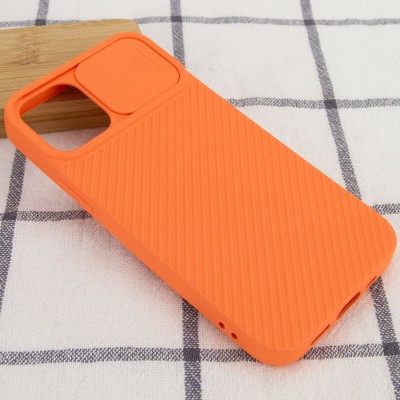 Чехол Camshield Square TPU со шторкой для камеры для Apple iPhone 12 Pro / 12 (6.1") Оранжевый Чехол Camshield Square TPU со шторкой для камеры для Apple iPhone 12 Pro / 12 (6.1") Оранжевый