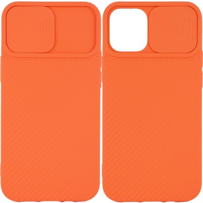 Чехол Camshield Square TPU со шторкой для камеры для Apple iPhone 12 Pro / 12 (6.1") Оранжевый Чехол Camshield Square TPU со шторкой для камеры для Apple iPhone 12 Pro / 12 (6.1") Оранжевый
