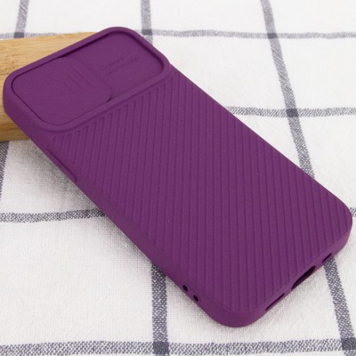 Чехол Camshield Square TPU со шторкой для камеры для Apple iPhone 12 Pro / 12 (6.1") Фиолетовый Чехол Camshield Square TPU со шторкой для камеры для Apple iPhone 12 Pro / 12 (6.1") Фиолетовый
