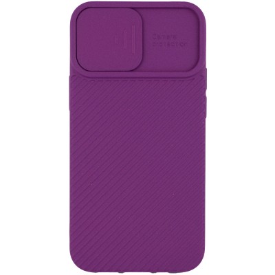 Чехол Camshield Square TPU со шторкой для камеры для Apple iPhone 12 Pro / 12 (6.1") Фиолетовый Чехол Camshield Square TPU со шторкой для камеры для Apple iPhone 12 Pro / 12 (6.1") Фиолетовый