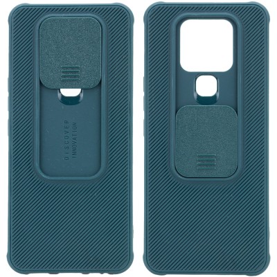 Чехол Camshield TPU со шторкой защищающей камеру для TECNO Camon 16 SE Зеленый Чехол Camshield TPU со шторкой защищающей камеру для TECNO Camon 16 SE Зеленый