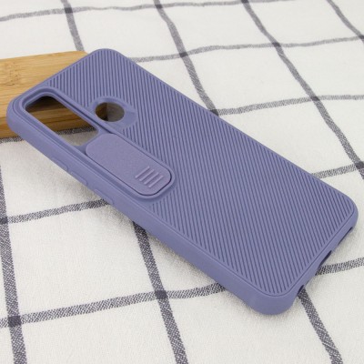 Чехол Camshield TPU со шторкой защищающей камеру для TECNO Spark 5 Pro Серый / Lavender Gray Чехол Camshield TPU со шторкой защищающей камеру для TECNO Spark 5 Pro Серый / Lavender Gray