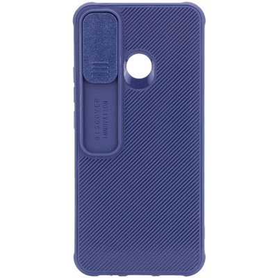 Чехол Camshield TPU со шторкой защищающей камеру для TECNO Spark 5 Pro Синий Чехол Camshield TPU со шторкой защищающей камеру для TECNO Spark 5 Pro Синий